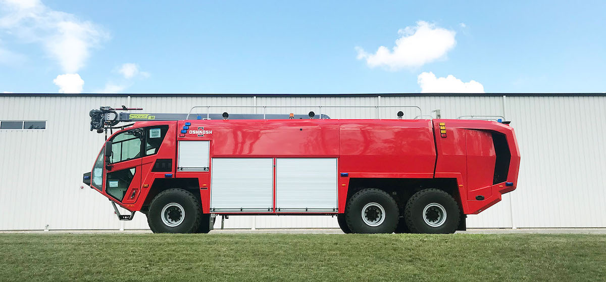 Isle of Man Government Receives Three Oshkosh Striker 6×6 ARFF Vehicles